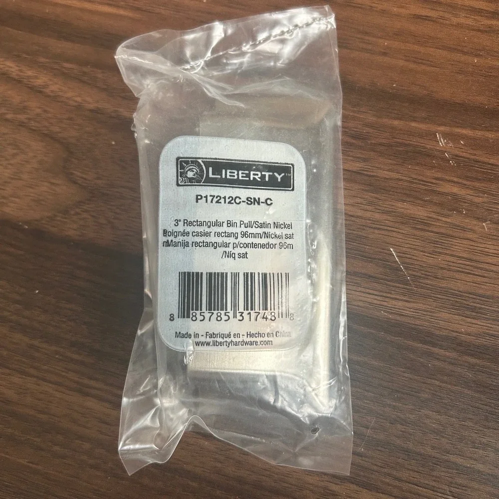 Liberty Brainerd 3 in Satin Nickel Rectangular Cabinet Drawer Bin Pull 13 Pack